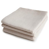 3-pack tetradoeken - Muslin cloth Fog - Mushie