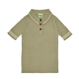 Polo in ribstof - Khaki - FUB