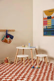 Stoel en tafel set - wit