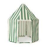 Paviljoentent - Stripe Green - Kid's Concept