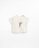 T-shirt met palmboom - Fiber - Play Up