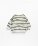 Sweater met groene strepen - Fiber Riscas