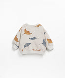 Sweater met roggenprint - Fiber Raias - Play Up