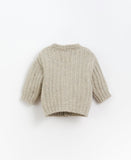 Knitted Jacket Oat - Cardigan V-hals - Play Up