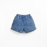 Jeansshort - Medium blue denim - Play Up