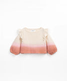 Sweater met degradé en volant - Coral - Play Up