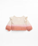 Sweater met degradé en volant - Coral