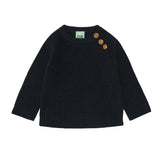 Baby Rib Sweater - Dark navy - FUB