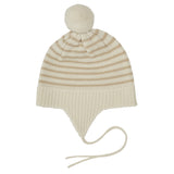 Muts pompom hat - ecru/hay - FUB