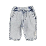 Babyjeansbroek - Washed blue denim - Piupiuchick