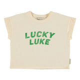 T-shirt - Ecru met Lucky Luke print - Piupiuchick