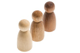 3 houten Nins - 3 kleuren natural - Grapat