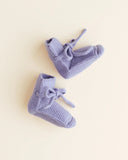 Booties - lilac - hvid