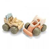 Speelgoed race car en jeep BIOplastic sugarcane - set van 2 - Dantoy