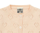 cardigan - diaphane - Bonton