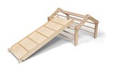 Houten pikler 4 elementen - triangle klimrek incl. ramp - Mopitri