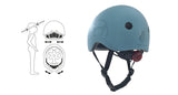 Helm S/M - Steel - Scoot and Ride