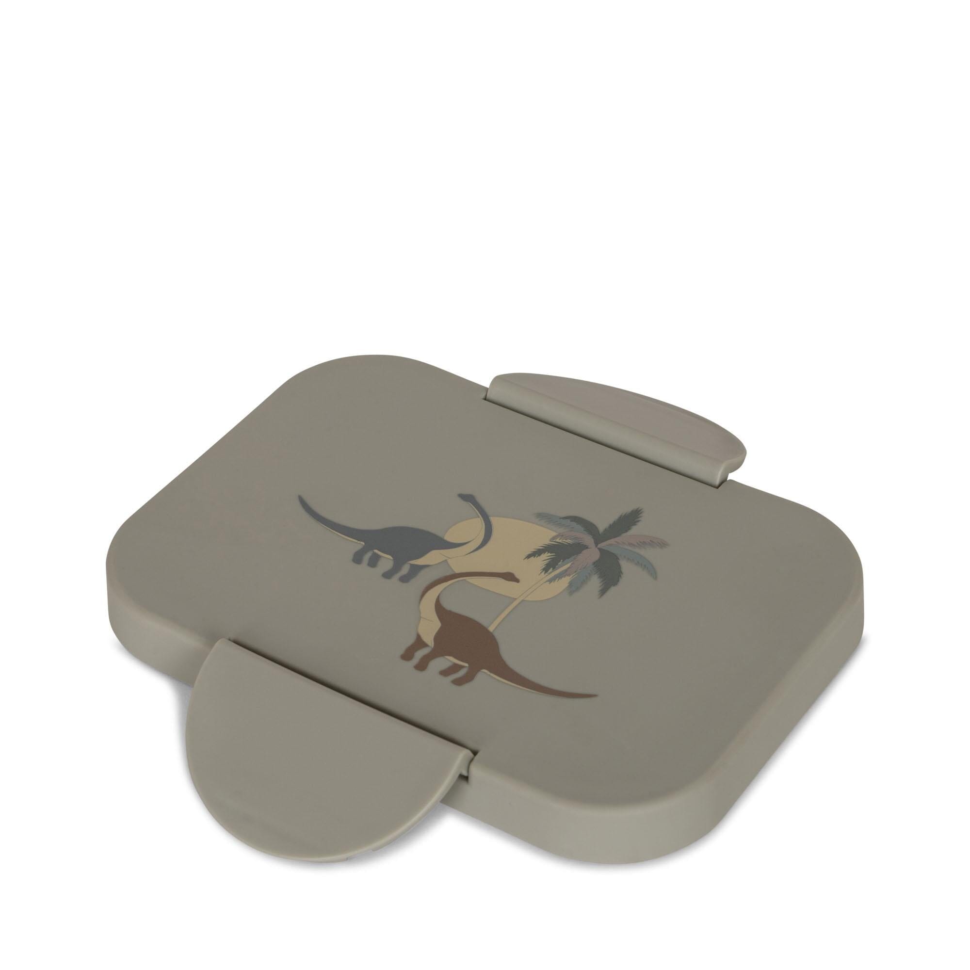 Broodtrommel met dino's - Dino Blue lunch box