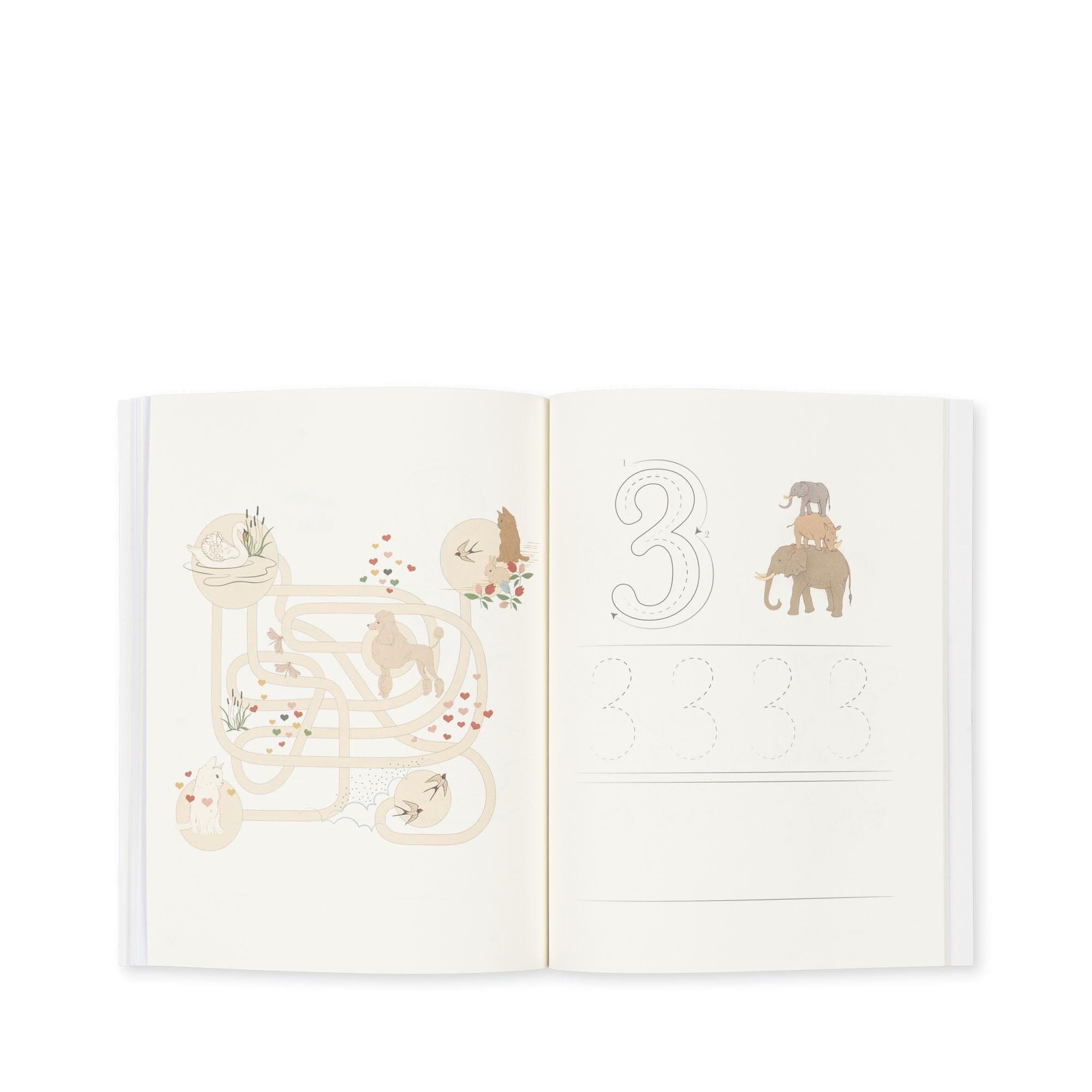 Activiteitenboek met kleurpotloden