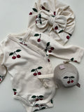 Newborn body met lange mouwen - Ma grande cerise - Konges Slojd