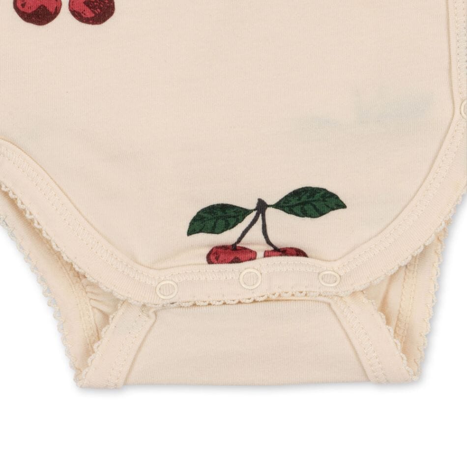 Newborn body met lange mouwen - Ma grande cerise - Konges Slojd