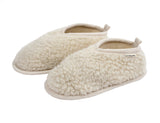 Merino booties adult - Milk - BINIBAMBA