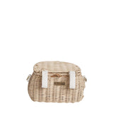 Mini Chari Rattan Bag - Straw - Olli Ella