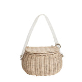 Mini Chari Rattan Bag - Straw - Olli Ella