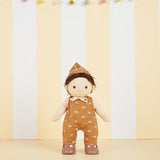 Dinkum Doll Cotton Rolo Romper set - Fawn - Olli Ella