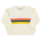 Sweater - ecru met multicolorprint - Piupiuchick