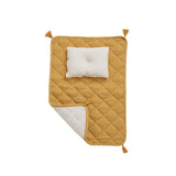 Organic cotton strolley bedset - Mustard - Olli Ella