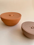 2-pack snackboxes - Blush/terracotta - Konges Slojd