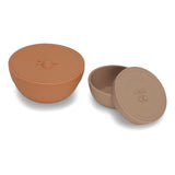 2-pack snackboxes - Blush/terracotta - Konges Slojd