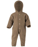 Wollen onesie - Walnut Mélange - Engel Natur