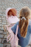 Doll pram - Powder Pink Check poppenwagen