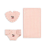 Poppenverzorgingsset - Powder Pink Check - Konges Slojd