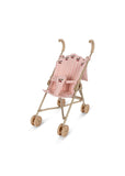 Doll stroller - Powder Pink Check poppenwagen - Konges Slojd