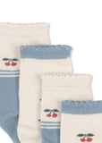 2-pack sokken - Cherry mix