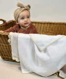 Yaarn - Triple Swaddle Blanket 70x100cm handgemaakt - Beige