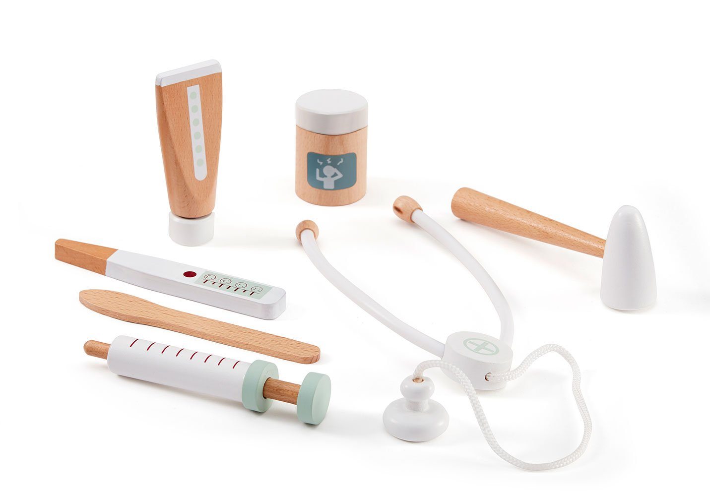 Kid's Concept - Speelgoed dokterskoffer met accessoires - Mosterdgeel