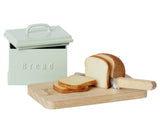 Miniatuur brood box met snijbord & mes - Maileg
