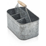 Organizing bucket opberger zink - 30x20cm - Humdakin