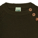 Rib sweater - forest - FUB