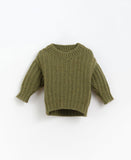 Knitted Sweater - Pea - Play Up