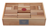 Houten bouwblokken - Natural - Tray XL 63 stuks - Wooden Story