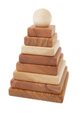 Houten stapeltoren - Pyramid - Natural - Wooden Story