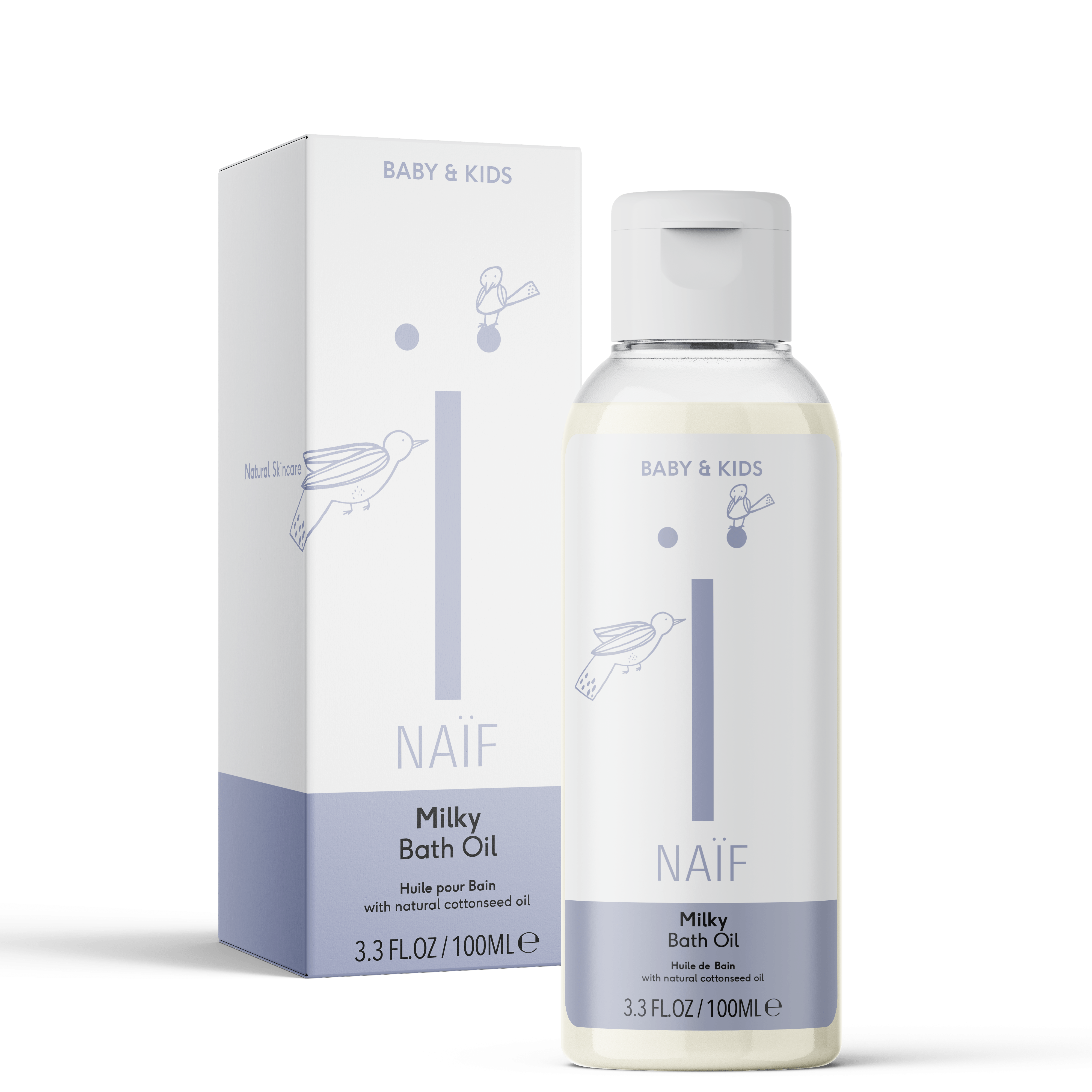 Milky Bath Oil 100ml - Naïf