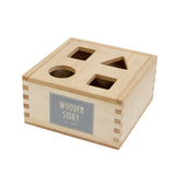 Wooden Story - Houten vormenpuzzel box - Natural