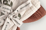 Burp cloths muslin 40x40cm 3 stuks - Honeysuckle - Garbo & Friends