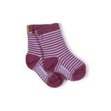 Gestreepte sokken - Violet - Nixnut